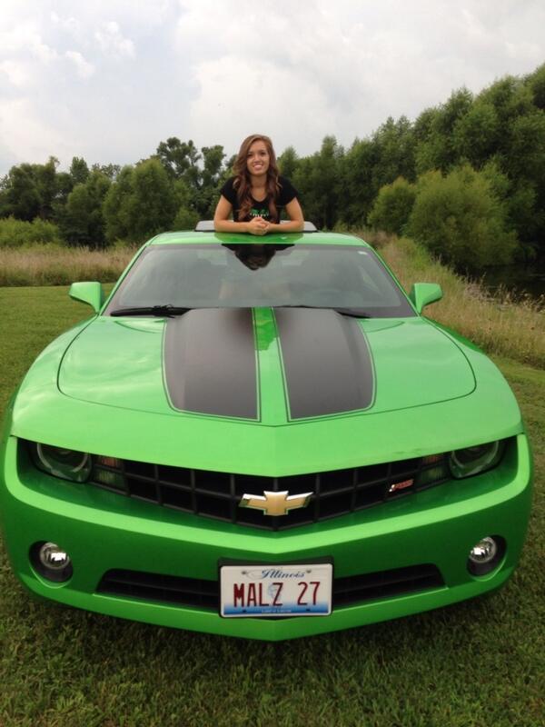 Loves her car more than me haha @MallyMelvin