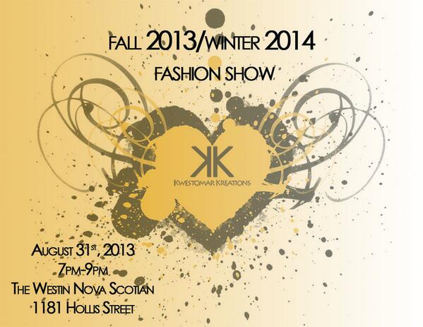 WestinNS's tweet image. Get your tickets! MT @kwestomar: tickets for our fashion show on sale now! 7pm-9pm, August 31st @WestinNS #Halifax