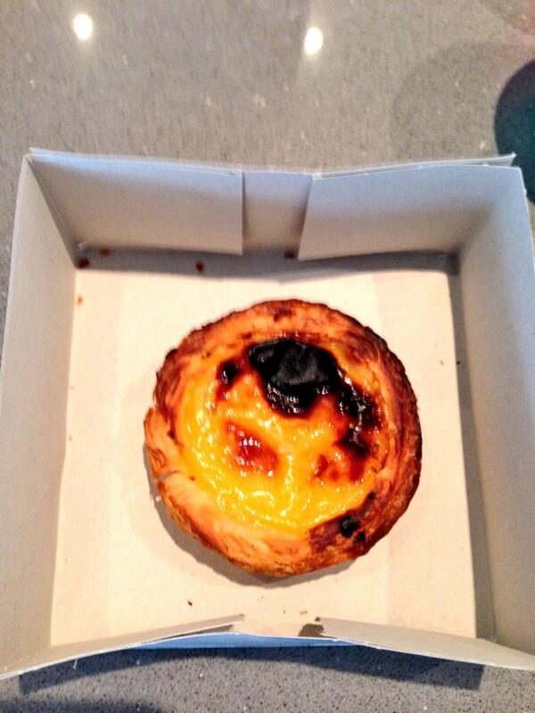 psready's tweet image. Portugese custard tart #breakfastoflardarses