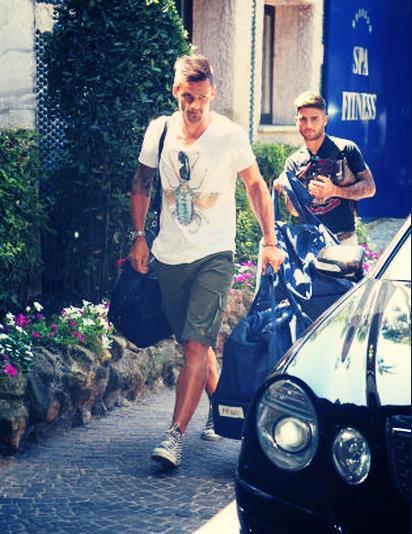 Con lorenzo a Roma per Italia-Argentina.. #FORZAITALIA !