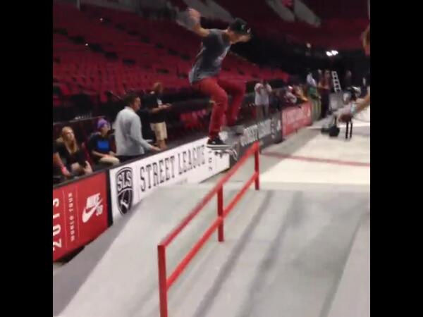 sam_jarom's tweet photo. Gnarly Nyjah. http://t.co/Qc9krbKXp0