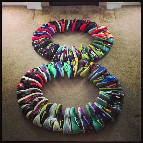 kicksonfire's tweet photo. #KoFCollection: Community shows off their multiple sneaker colorways http://t.co/j6IXmT692E http://t.co/Ig7nQO0C3j