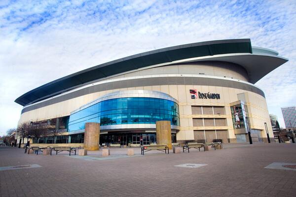 Schmizza's tweet image. It may have a new name but it&apos;ll always be known as the Rose Garden Arena.