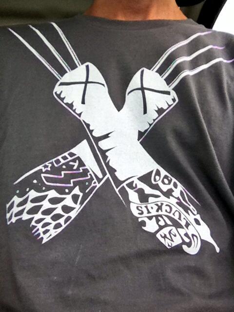 TenCountSteve's tweet image. I got my Wicked Sweet! @CMPunk Wolverine Shirt in the mail from @TopRopeTuesday #WWE Fans Buy 1 or 10 #CMPunkArmy