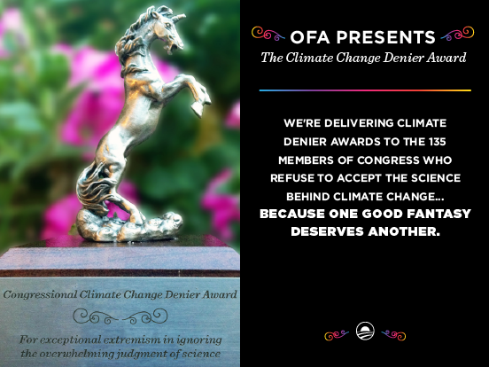 Susan Langmore (@slangmore) on Twitter photo .<a href="/SpeakerBoehner/">John Boehner</a>: Today <a href="/OFA/">Organizing For Action</a> is giving you a #ClimateDenierAward: Why do you deny the science on climate change? .<a href="/SpeakerBoehner/">John Boehner</a>: Today <a href="/OFA/">Organizing For Action</a> is giving you a #ClimateDenierAward: Why do you deny the science on climate change?