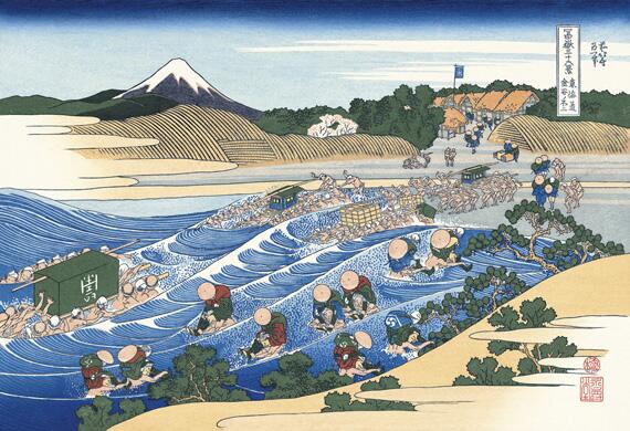 Mew Mew Panic 大井川の川越し Http T Co 4p9ymyfohj 川人足 Http T Co Yokowmyf1x