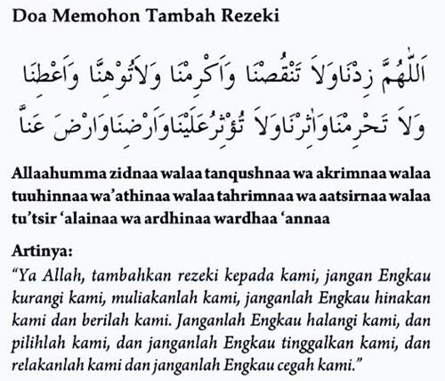 Doa Harian on Twitter: quot;Ya Allah, tambahkan rezekiMu yang halal dan berkah kepada kami gt; Doa 