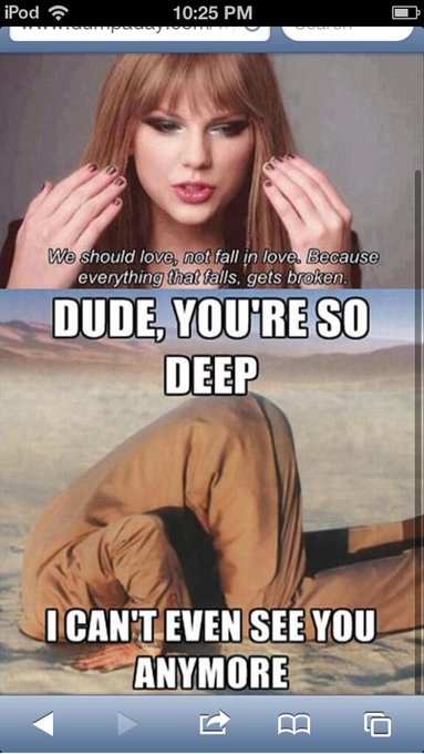 Hahaha Stfu Taylor http://t.co/DEe6IZzwZL<a href="/tag/reallynigguh"class="tags"><span>#reallynigguh</span></a>