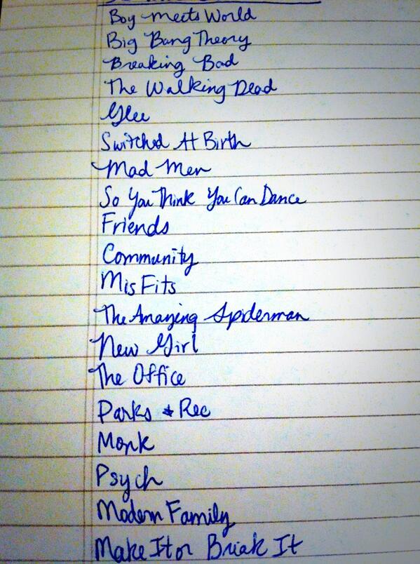 SMontano17's tweet image. If I ever don't finish my degree, it will be because of these. #watchedallseasons #gottakeepup #committedforlife