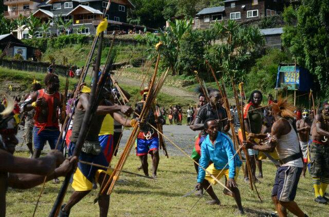  Eksklusif Dari Papua  Foto Festival Lembah Baliem Dan 