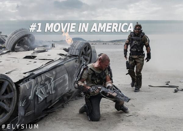 #‎Elysium de #1 film in Amerika draait vanaf morgen in de bioscoop, ook in <a href="/IMAXPathe/">IMAX Pathé</a>