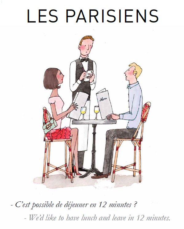 Paris's tweet photo. "C'est possible de déjeuner en 12 minutes?" #LesParisiens #entenduàparis http://t.co/eT0ewNLKZD