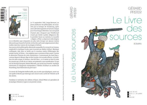PGdeRoux's tweet photo. Le Livre des sources, premier roman de Gérard Pfister paraîtra le 22 août. http://t.co/H74Cfvaycs