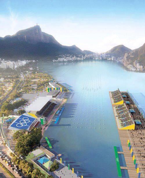 rowing2k's tweet image. The Olympic course for 2016- RIO 2016