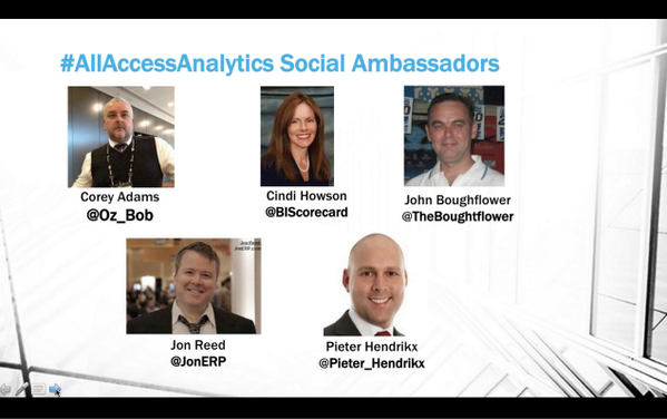 pieter_hendrikx's tweet image. Cool to be one of the social ambassadors for #AllAccessAnalytics