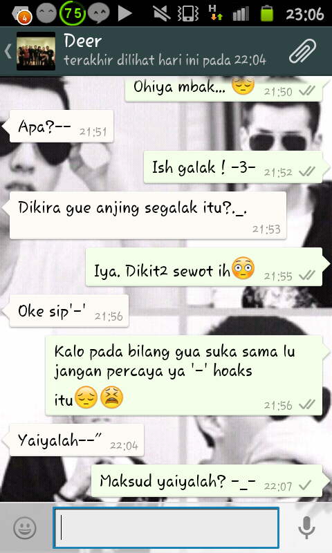 BOCILSOHI's tweet photo. @bocilqian woy kalo udeh gini,trs gadibales2. ? .... What shuld i do next□ http://t.co/dilo0ZNTzC