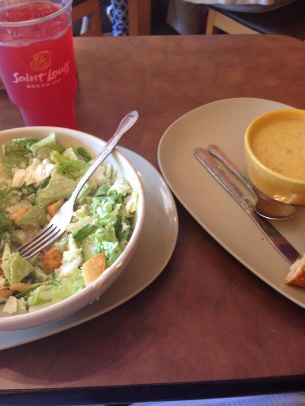 Griff_Good's tweet image. Last day in St. Louis area so you know I had to do the St. Louis Bread Co. #notpanera