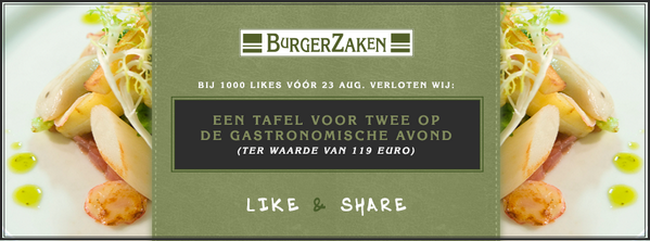 WIN: Doe mee en win een tafel voor 2 op de gastronomische avond ter waarde van €119 > on.fb.me/18v52re RT