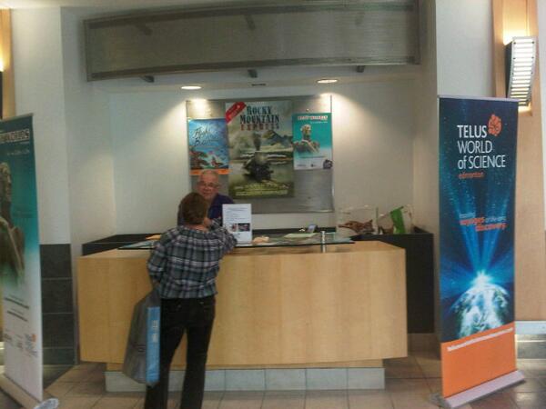 TWoSEdm's tweet image. We are in the TELUS Plaza today! Come say hi! #SummerScienceFun