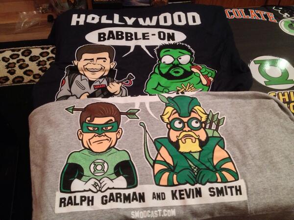 blinky2lame's tweet image. My #HollywoodBabbleOn shirts came in the mail! #BabbleTheFuckOn @ThatKevinSmith @RalphGarman