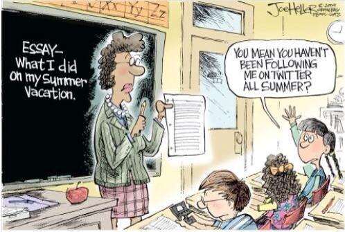 A nice reminder on the 1st day of school how kids are different today! #21stCenturyClassrooms #HCCSC2013 😊