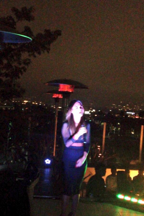 Candid shot of 1 of my favorite ppl <a href="/PiaToscano/">Pia Toscano</a> performing "Ill Stand By You" at #Eveningforchantel <a href="/Onelovechantel/">Onelovechantel</a>