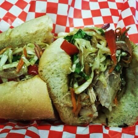 Come and get your porchetta with basil slaw #tuttipanini #vealsonwheels