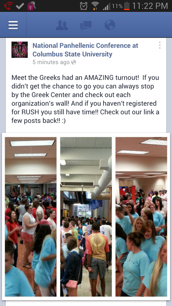 CSU_NPC's tweet photo. Meet the Greeks was amazing!!!! Follow us on Facebook to stay better connected with what we do!!! http://t.co/6dVQLPGPVa