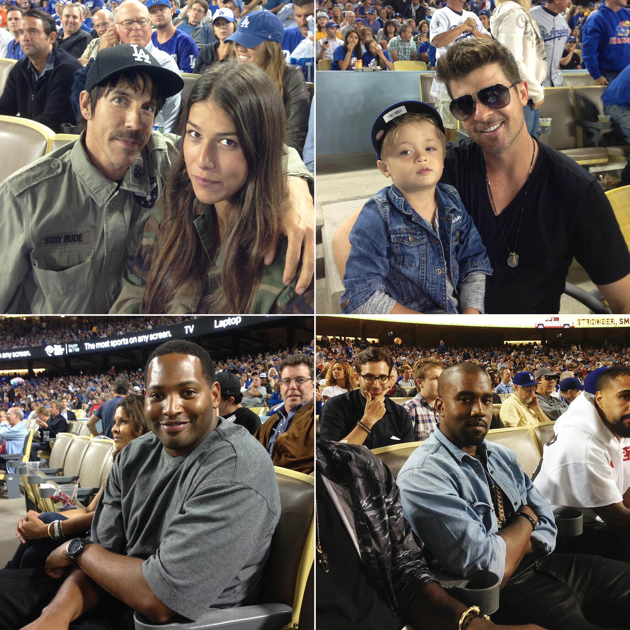 MLB on X: Can you name the celebrities at tonight's @Dodgers game?   / X