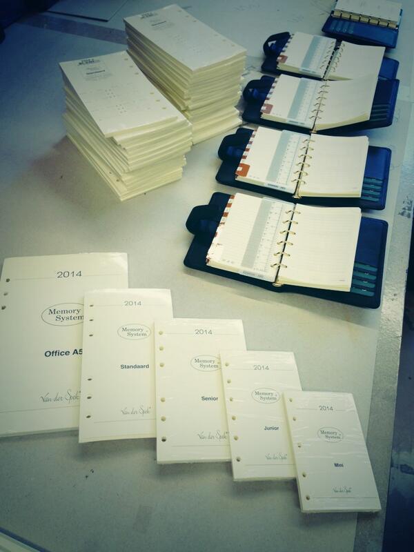 Petravanderspek's tweet image. The #diary #refills  #memorysystem for 2014 arrived!
Like always in the beautiful #ivory color.