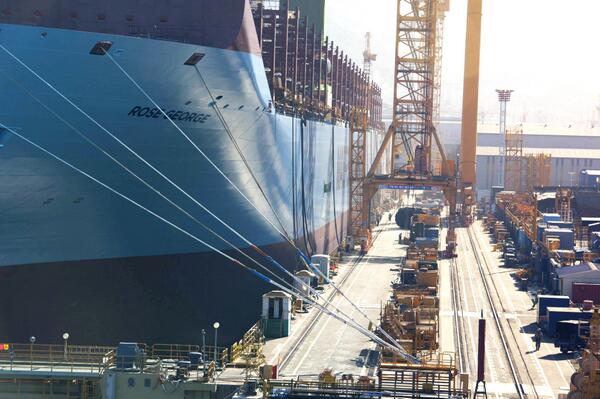 Maersk Triple E 'Rose Geroge' Photo; Courtesy of Maersk Line