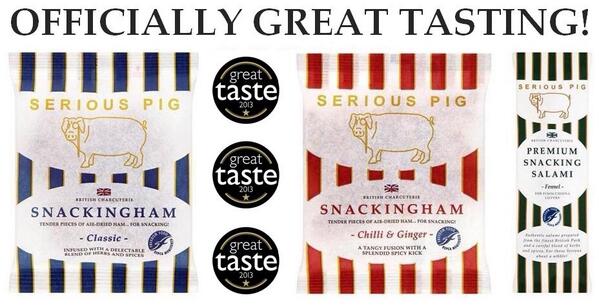 swaninnub9's tweet photo. We think so RT @SeriousPig: We are officially Great Tasting, thanks #greattasteawards - try it http://t.co/RfQFpbP3yf