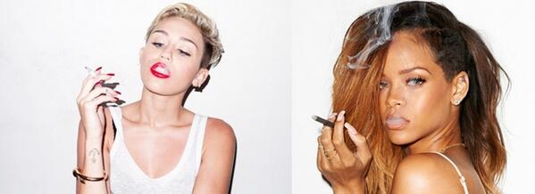 MileySourceNews's tweet photo. Retweet for Miley Cyrus. Favorite for Rihanna. #VoteMiley http://t.co/odnK4aRxCz