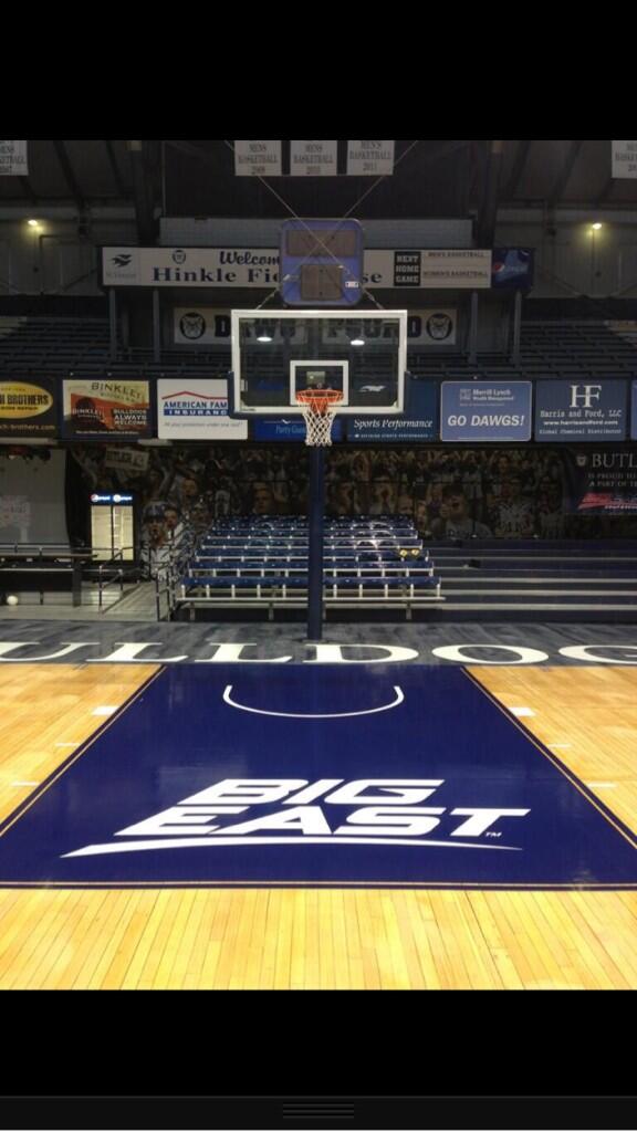 blairwest_'s tweet photo. RT @ButlerMBB: The newest addition to the @HinkleFH floor.... cc: @bigeastconf http://t.co/RjiCNpO941
