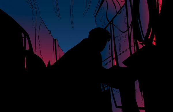 spacechipAT's tweet image. New cover I made yesterday. #Crime #MakeComics #SomethingQuick #Noir