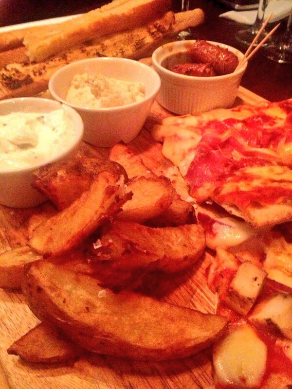 barculture79's tweet photo. It's Christmas in August and we're having a feast! Cheers @TheAlice_bar! http://t.co/DSsVDGDDPH