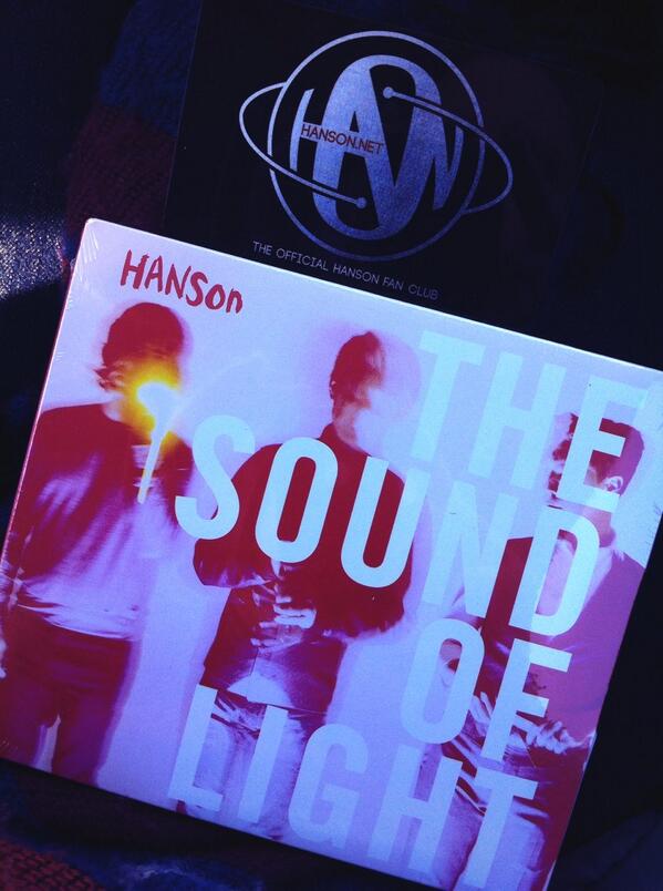 So happy my @hansonmusic #TheSoundOfLight EP arrived but so sad my name was left off the chorus list #iwasthere :(