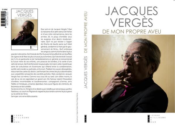 PGdeRoux's tweet photo. Les Editions Pierre-Guillaume de Roux ont la profonde douleur de vous annoncer la mort de Jacques Vergès aujourd'hui. http://t.co/LR1mqM3xqu