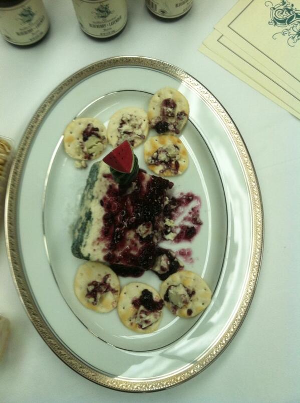 JamieSCMarket's tweet image. We are at the Grand Opening of Brunson's Pharmacy in Manning. Featuring Sallie's Greatest Blue on Bleu!