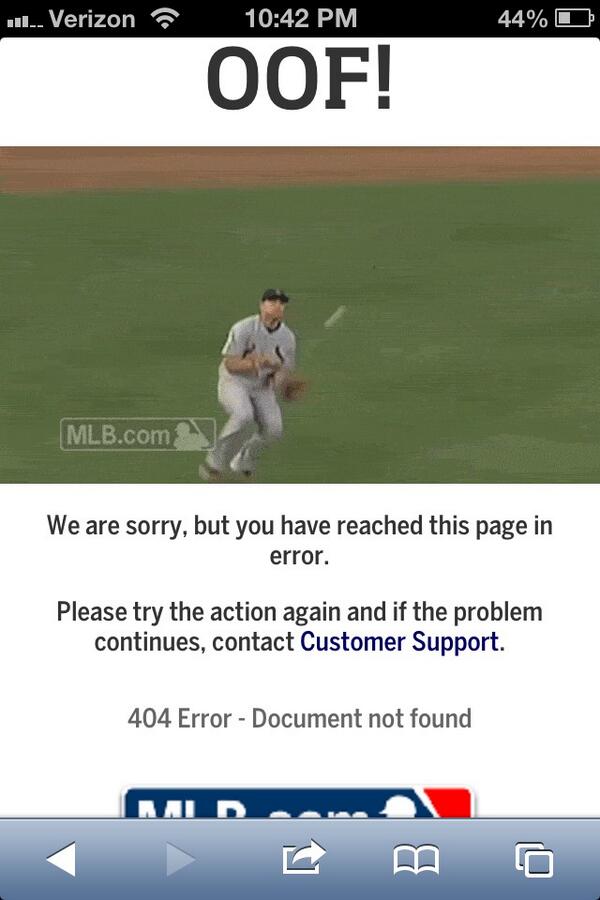 CoryOBrien3's tweet image. @recordsANDradio Just tried to access the Jim Joyce page on MLUA website, got this. #OutrageOverload #OOF