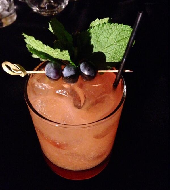 jdsolis's tweet image. #Cocktails by @jdsolis Tonight's @HennessyUS  #Blueberry #Capirinhia for #OsGemeos bottle launch #HennessyxOsGemeos