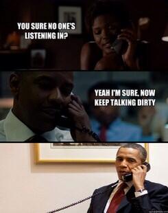 mikeyy3rd's tweet image. Valerie coached Obama on ease dropping.  
#BionicEars 
#NeverTalkingOnThePhoneAgain #SubtweetingValerie 📞🔫