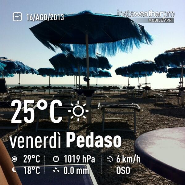 patriziated66's tweet photo. #instaweatherpro app http://t.co/ctu79y5nSa #weather now in #Pedaso #wx http://t.co/NKZQd1x1hk
