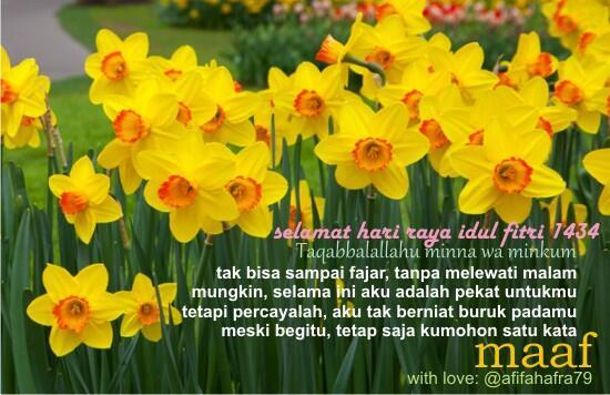 Setiap manusia memiliki ketidak sempurnaan, maaf jika selama ini merasa sempurna untukmu..