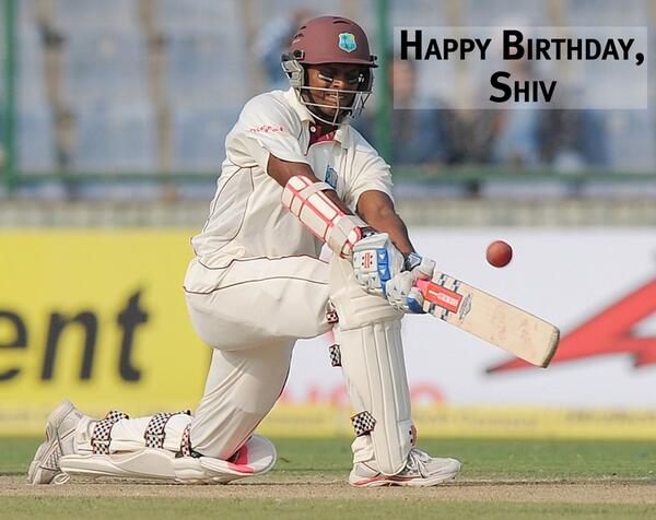 Happy Birthday to @westindies Test international Shivnarine Chanderpaul! #happybirthdayshiv