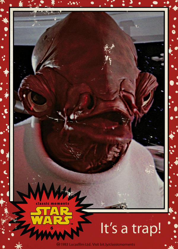JakeEHoward23's tweet photo. "@starwars: All together now... #ItsATrap! http://t.co/QgtZUXtaHr"@ohmatron74  take note ;)