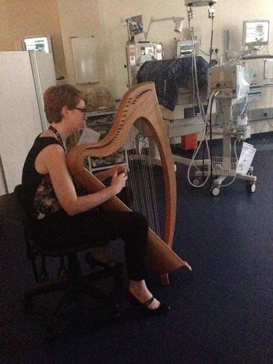 #NICU Plymouth our 'special' babies enjoying beautiful Irish Harp music compliments if @EisterMcKimm
