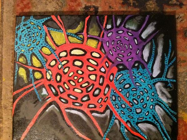 IndigoFocus's tweet image. Closed eye visual from Indigo Paint collection