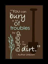 You can bury a lot of troubles by digging in the dirt. #LAGG