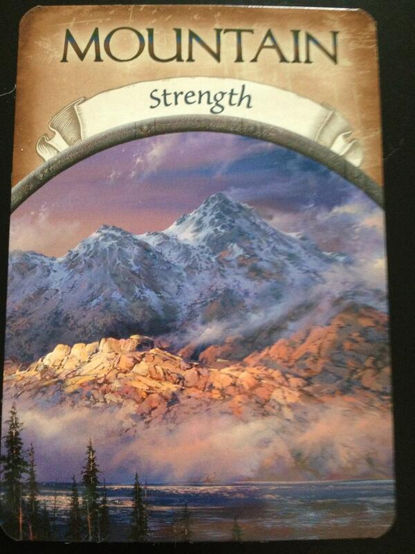 KnottsJennifer's tweet image. #cardoftheday  #earthmagicoracle Mountain, strength, stand strong like a mountain